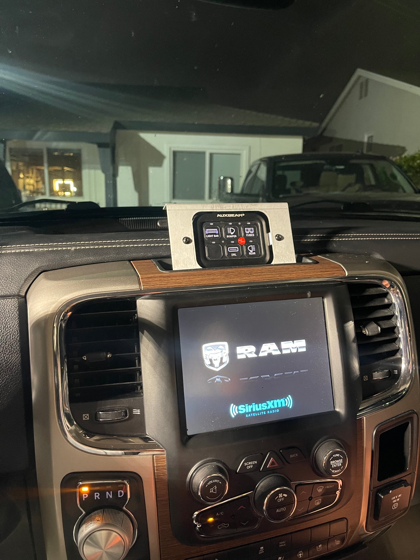 2014-2018 ram 1500 auxbeam 6 gang switch panel mount