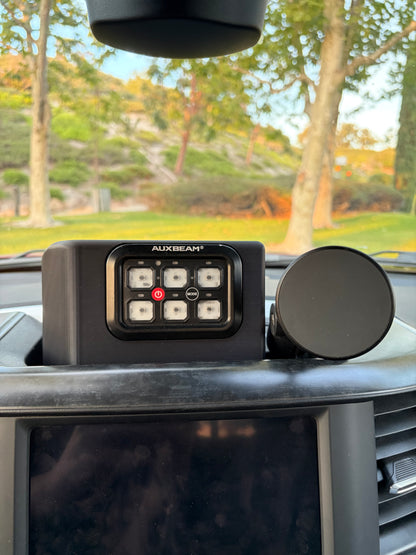 2019-2025 ram Auxbeam 6 gang switch panel mount