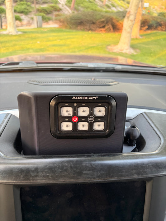 2019-2025 ram Auxbeam 6 gang switch panel mount