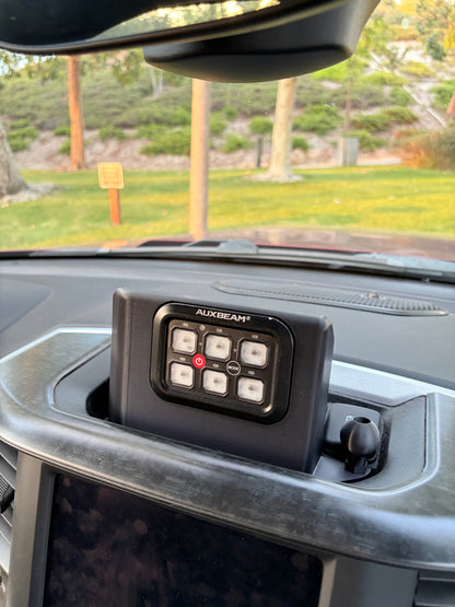 2019-2025 ram Auxbeam 6 gang switch panel mount