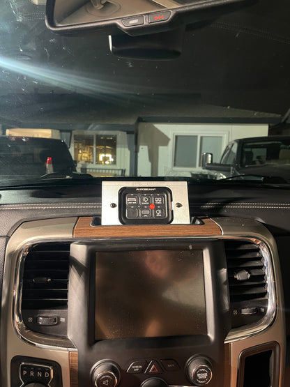2014-2018 ram 1500 auxbeam 6 gang switch panel mount